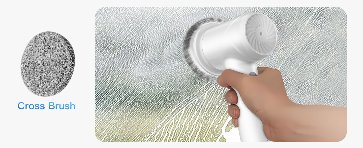 Electric Spin Scrubber - Cordless IPX7 Waterproof Shower Scrubber