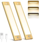 V4light Rechargeable Under Cabinet Lighting, Motion Sensor Wireless Night Light, Dimmable, CCT Ad...