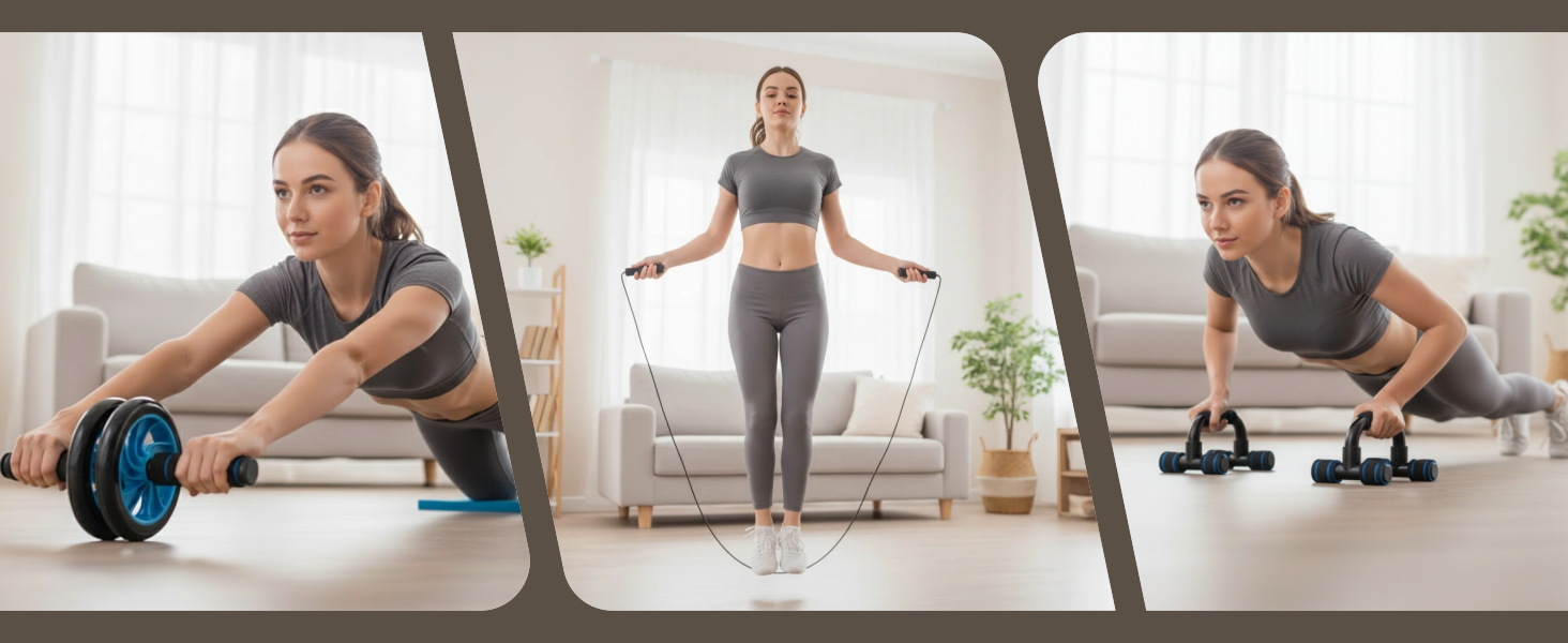 Ab Exercise Wheels Kit