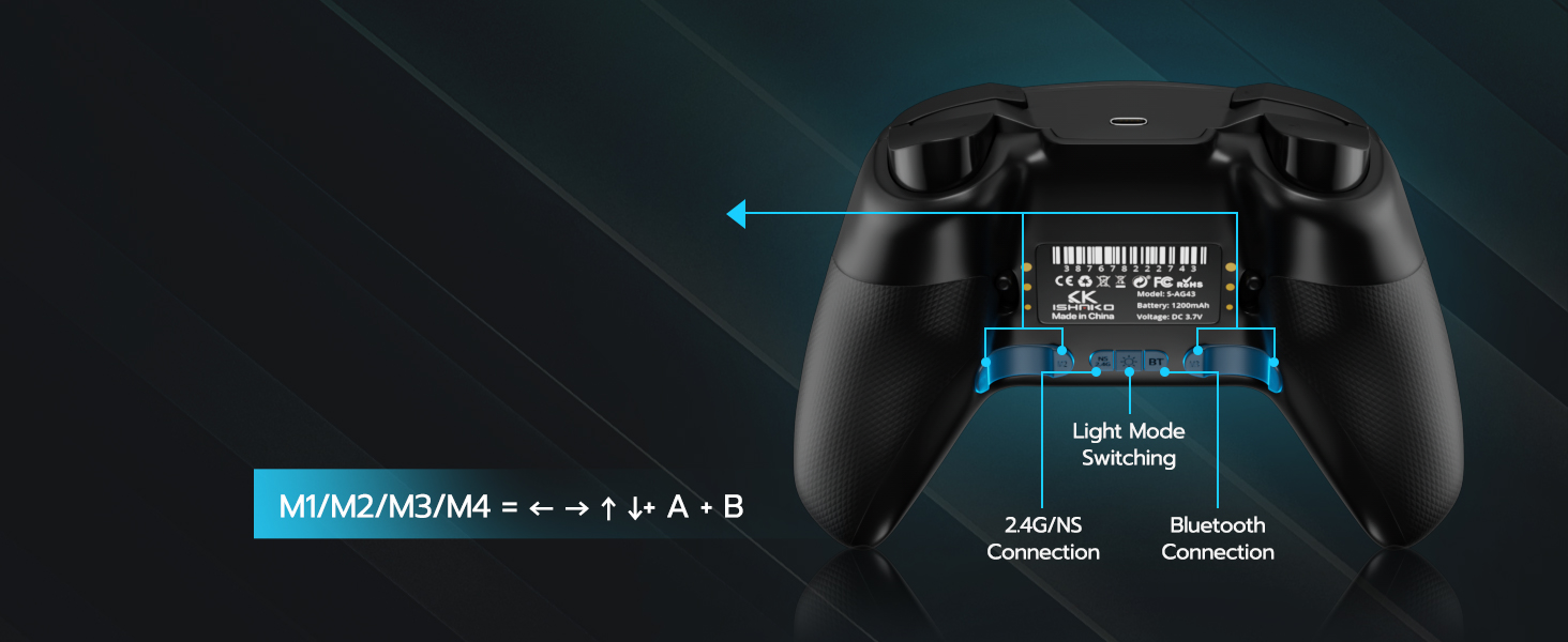 Back buttons controller