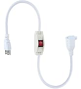 SPARKING 1.5FT Short Extension Cord with On/Off Switch - Waterproof 3 Prong Inline, 1875W Heavy D...