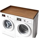 GASHELL Washer Dryer Countertop (Brown)