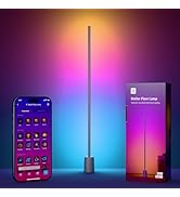 Ailofy Corner Floor Lamp, 1500lm RGBW Corner Lamp Work with Alexa &amp; Google Assistant, 16 Million ...