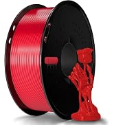 Miailuy Silk Filament PLA 1.75mm Silk 3D Printer Filament, Silk Red 1kg Spool (2.2lbs), Dimension...