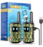 Walkie Talkies for Kids Rechargeable: 2 Pack Walkie Talkies for Kids Outdoor Hiking Camping Toys ...