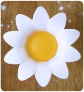 PELEG DESIGN Daisy Plastic Egg Separator, Egg White Yolk Divider Kitchen Gadgets Baking Tools Egg...