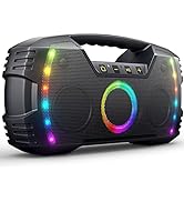 Portable Bluetooth Speaker, 40W(60W Peak) Loud Stereo Sound, IPX5 Waterproof Speaker with Beat-Dr...