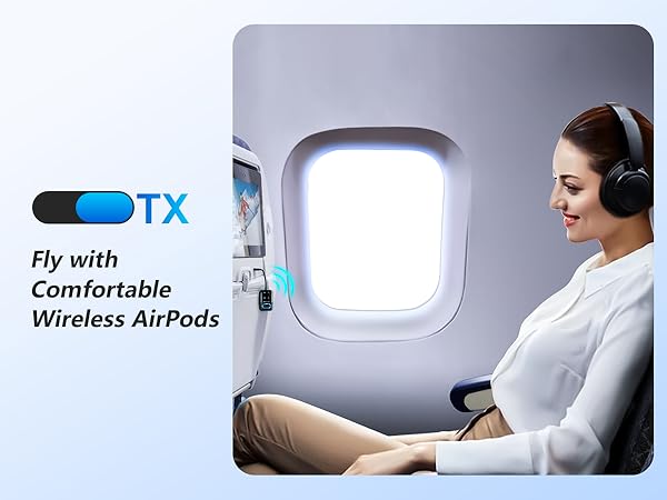 airplane wireless headphone adapter