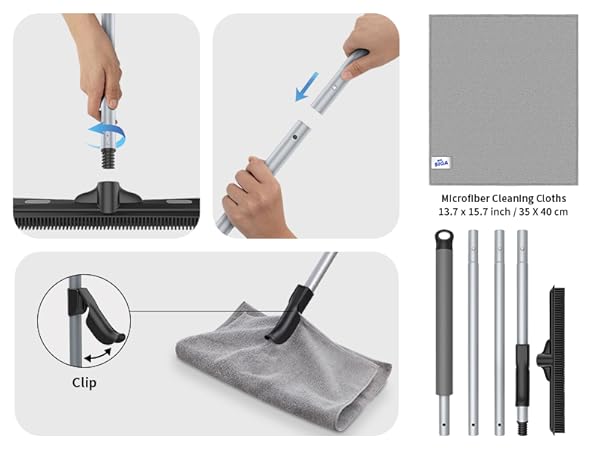 rubber broom