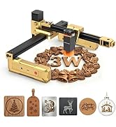 Artilume T1 Foldable Laser Engraver, 3500mW Portable Engraving Machine with 0.01mm Accuracy, 200x...