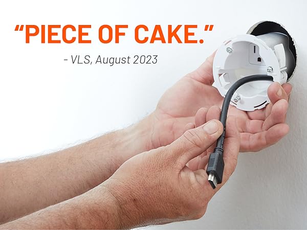 tv cable management kit mounted TVs cord cover hider power low voltage route install echogear sanus 