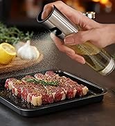 CookLoomara Oil Sprayer for Cooking, 3.5 OZ Olive Oil Dispenser Bottle for Kitchen Gadgets, Food,...