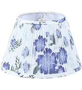 Aspen Creative 33174, Hardback Empire Transitional Spider Lamp Shade, Mushroom Pleated White with...