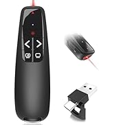 [2 in 1 USB C/A] Presentation Clickers, Powerpoint Clicker Wireless Presenter Remote, Presentatio...