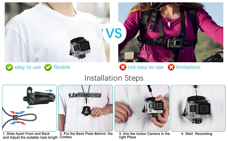 gopro neck mount