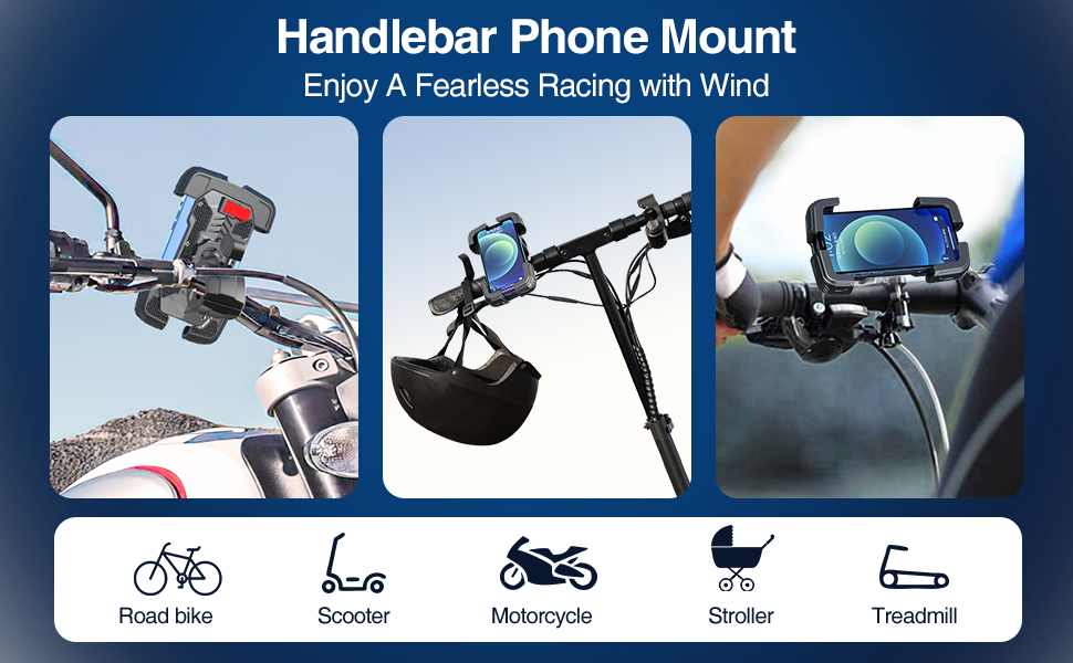 motorcycle phone mount bike cell phone holder motorcycle accessories Harley accessories