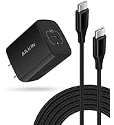 iPhone 17 16e USB C Wall Charger Adapter [60W/6FT] USB Type-C to USB-C Cable, Fast Charging 3.0 B...