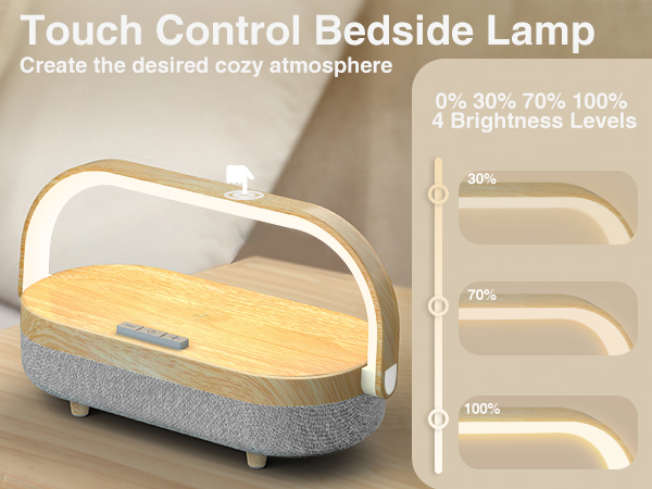 touch control bedside lamp