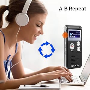 Voice Recorder with A-B Repeat