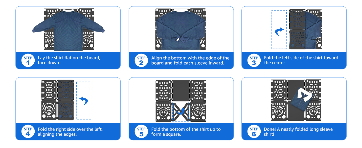 Steps to Fold T-shirts