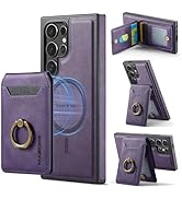 Konstreet for Samsung Galaxy S26 Ultra 2 in 1 Detachable Card Bag Wallet Case Durable Leather Wal...