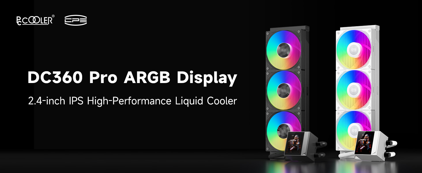 DC360 Pro ARGB Display AIO 360mm Liquid Cooler