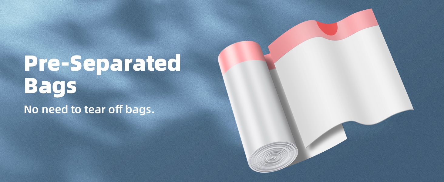 1.6 Gallon Drawstring Trash Bags