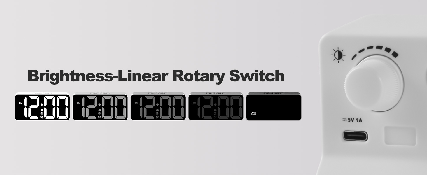 bedroom clock