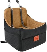 GL GLENSLAVE Dog Car Seat for Small/Medium Dogs, Dog Booster Car Seats with Thick Cushion for Dog...