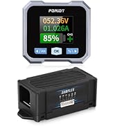FORIOT Battery Monitor with 100A Shunt, 10-100V Coulometer with LCD Backlight Screen, Voltage Cur...