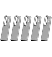 Aiibe 64GB Flash Drive 5 Pack Metal USB Drive Thumb Drive 64GB USB 2.0 Memory Stick Waterproof US...