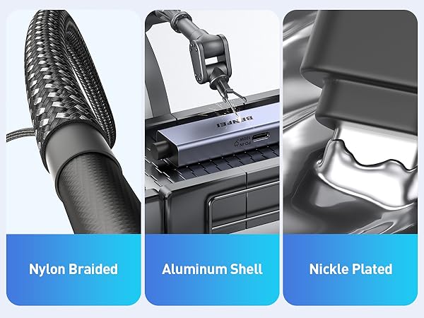 BENFEI USB C Video/Audio Capture Card Supporting Full HD 1080P 60FPS for Streaming, Recording