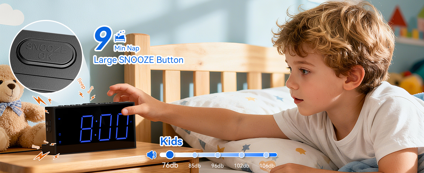 alarm clock for bedroom