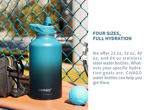 sports water bottle