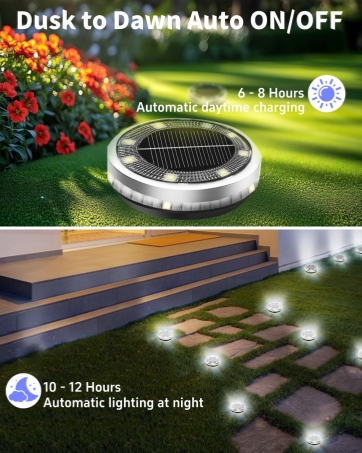 solar walkway lights outdoor