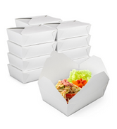 white takeout box
