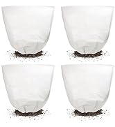 Svepndic 4 Pack Winter Plant Covers Freeze Protection,39X39 Reusable Plant Protector Bag with Dra...