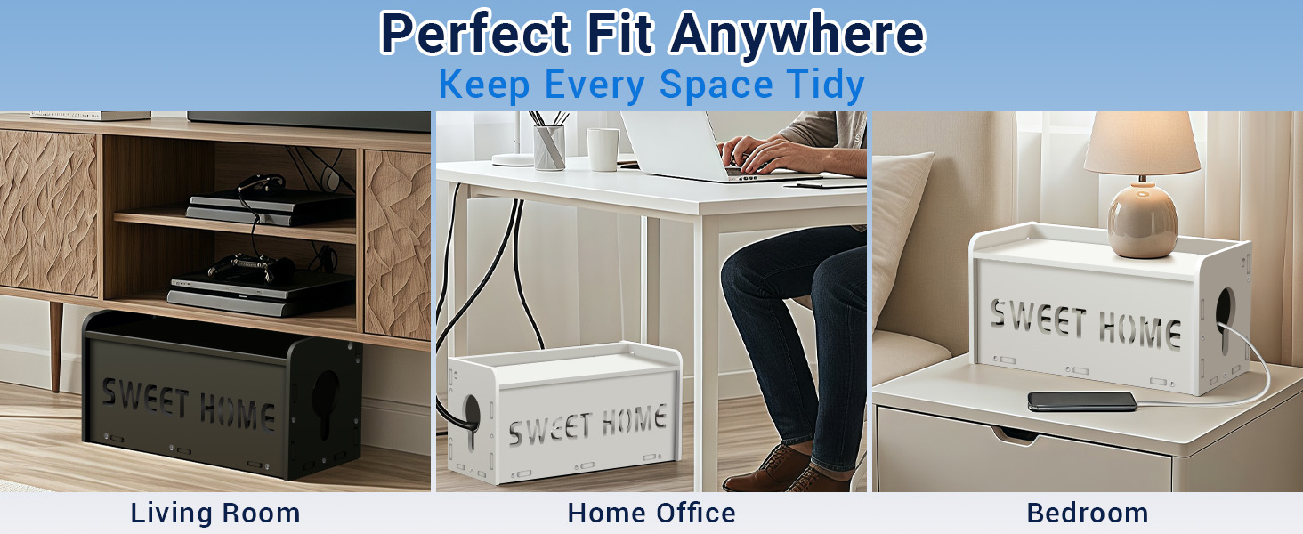 Cable Management Organizer Box