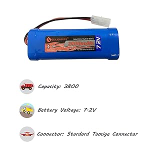 7.2V 3800mAh NiMH Battery 