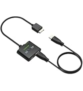 LiNKFOR PS2 to HDMI Converter, 1080P Upscaling HDMI Adapter for PS2 Console, with RGB/YPbPr Switc...