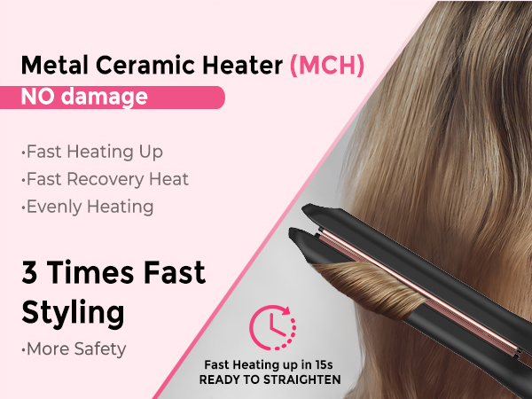 no damage to hair mch heater