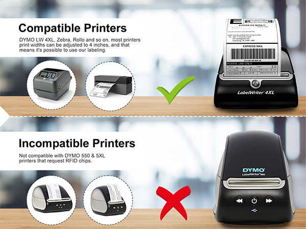 4 x 6 Direct Thermal Shipping Labels