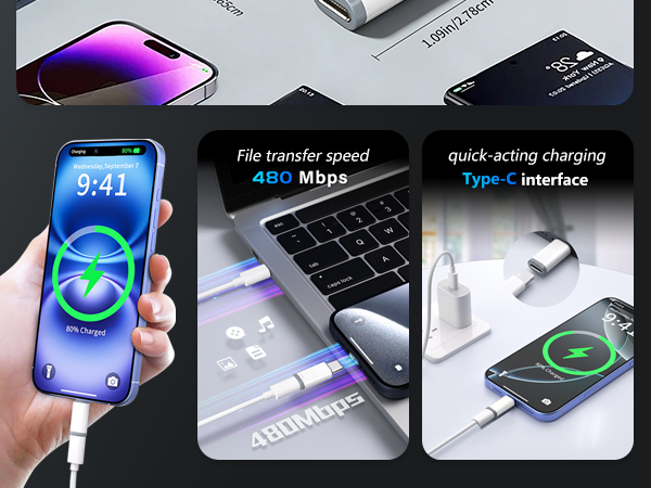Light-ning to USB C Adapter
