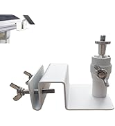 WiTi Gutter Mount for Eufy, Arlo Solar Panel , Adjustable Stainless Steel Mount Bracket to get Su...