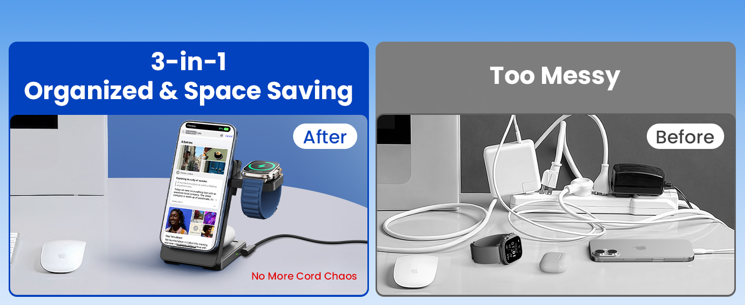 Magnetic Wireless Charger Stand for iPhone