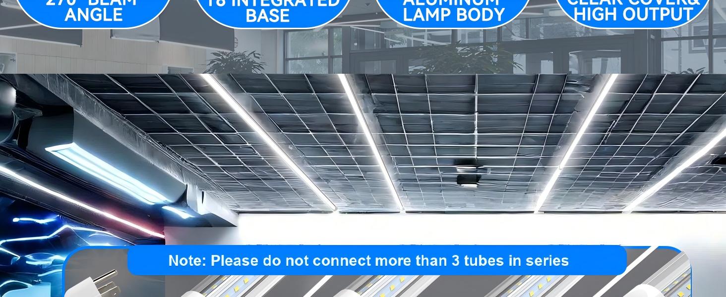 8ft led shop light