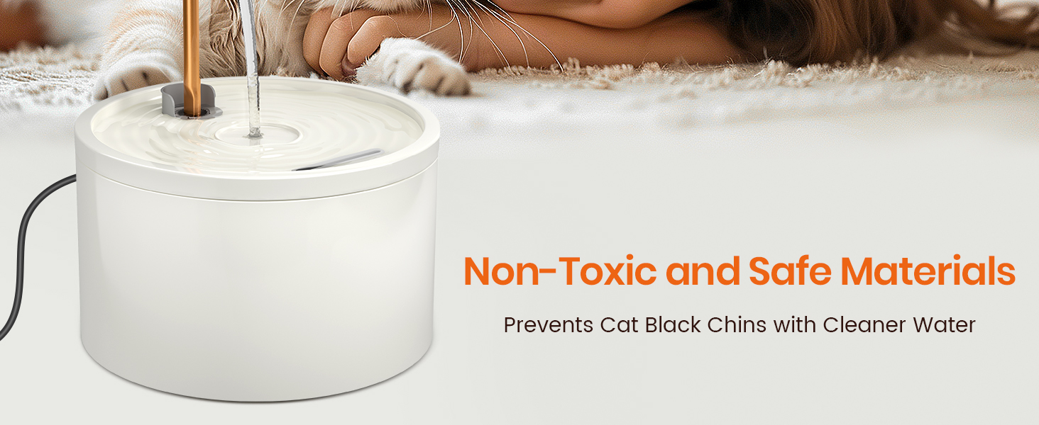 cat water fountain stainless steel