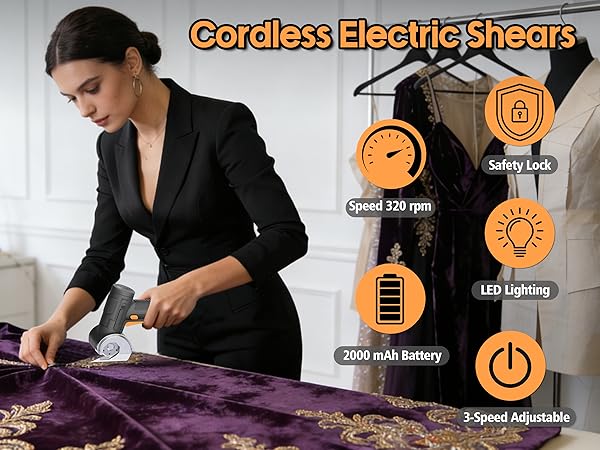 Cordless Electric Scissors