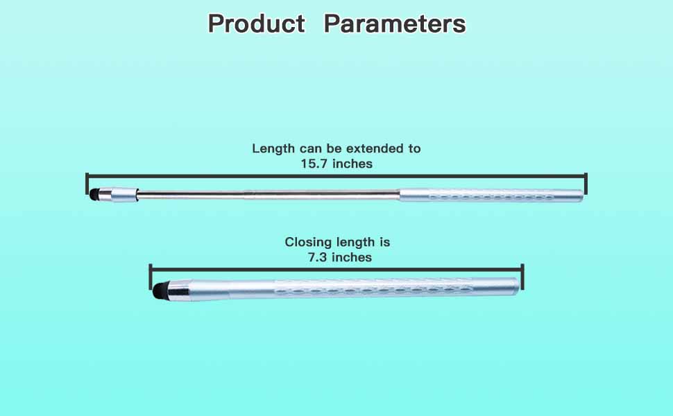 Extra Long Telescopic Stylus Pen for Touch Screens