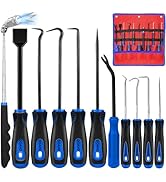 Doaho 11 Pcs Automotive Hook and Pick Tool Set with Telescoping Magnetic Pickup Gasket Scraper Re...